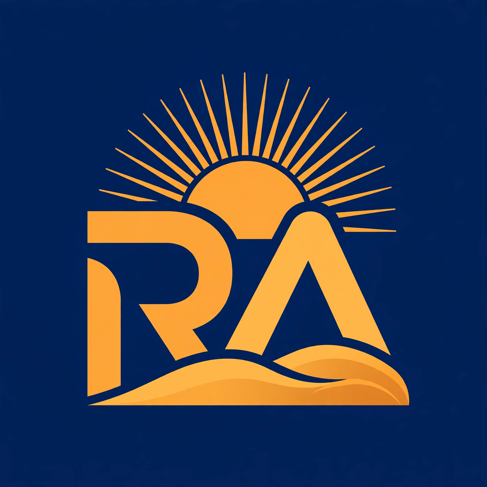 The Recovering Addict RA sunrise mark